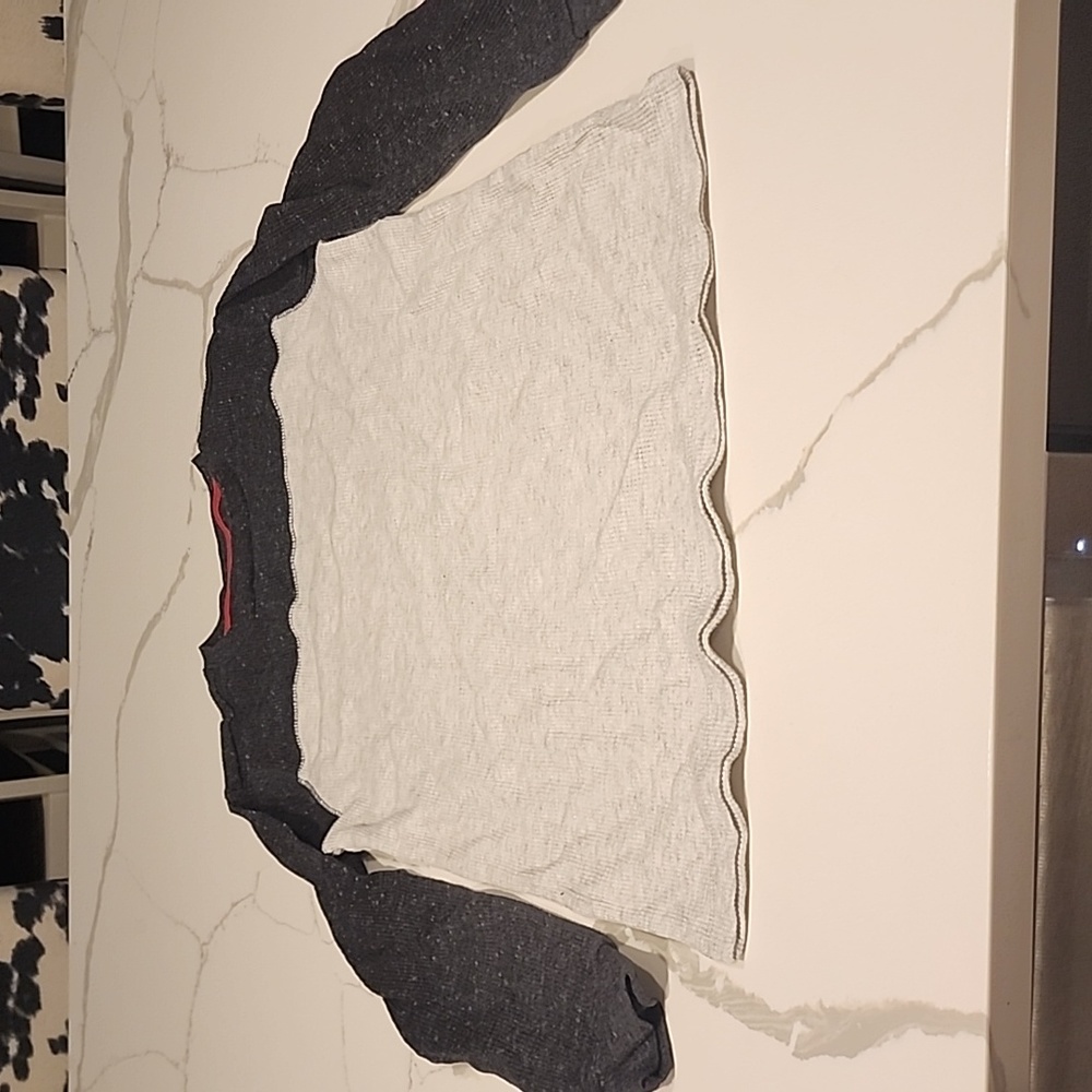 Old Navy long sleeve gray/gray heathered thermal